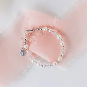 Girls Sterling Silver Pearl Bracelet | Hope