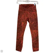 Athletic Capris By Lululemon In Orange, Size: S
