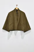 22" Cropped Suede Jacket