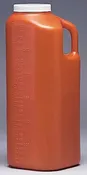 24 Hour Urine Specimen Collection Container Fisherbrand 3,000 mL (101 oz.) Screw Cap Unprinted NonSterile (Case of 40)