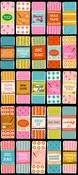 1 800 Notion Sew Cute Novelty Ephemera Trims Vintage Retro Soft Black