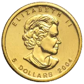 Gold 1/10th oz Canada Maple Leaf (BU) - Random Year Our Choice