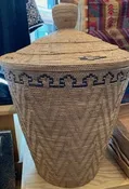 Extra-Large Bali Basket with Top Knot — Stone Corral Media