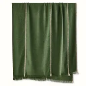 Barragan in Green Alpaca Bedcover and Throw