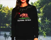 Queen Apparel | California republic sweatshirt bear