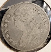 1808 Capped Bust Half Dollar, O-106  R.2. VG (19666)