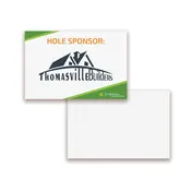 18x12 Budget Yard Sign with Stakes (set of 10) – Horizontal, Full-Color, One Side