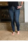 Angelique Judy Blue Classic Cutoff  Skinny Jeans  No