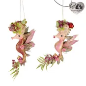 Goodwill Kissing fish ornament banquet fairy seahorse set of 2