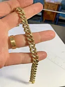 14k Solid Gold Cuban Link Bracelet - 7.5 Inches - 63.5 grams - 10.5mm