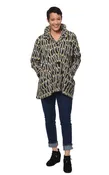 Dorian Womens Blouse in Olive Oil