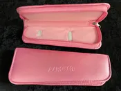 10″ Pink Pearl Zipper Scissor Case