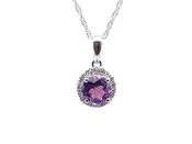 10 Karat White Amethyst Necklac