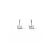 14k Baguette Studs