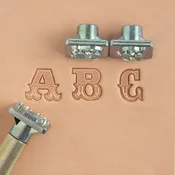 Alphabet Set-Leather Art Set