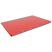 11x17 Binder, Acrylic Fixed 3-Post Vertical Document Organizer. Smart Red Portfolio Binder for Artwork Storage, Display Tattoo Book, Business Presentations, and Tabloid Portrait Organization
