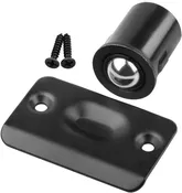 Adjustable Drive in Ball Catch with Strike Plate - Black