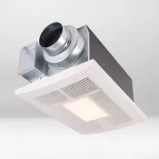 WhisperWarm® DC Fan and Heater with Light, 50-80-110 CFM