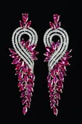 RUBY DIAMOND EARRINGS