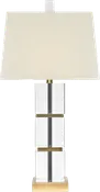 3-Tier Crystal Lamp