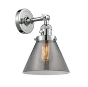 Innovations LED Wall Sconce in Polished Chrome from the Franklin Restoration collection - 203SW-PC-G43-LED
