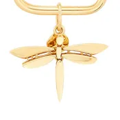 14k Italian Gold Dragonfly Charm -FRP080599Y