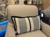 Alden Stripe Embroidery w/ Mitered Corners Pillow Sham