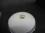0.57ct HEATED LIGHT YELLOW MONTANA SAPPHIRE