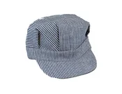 Hickory Stripe Railroad Cap