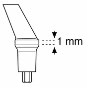 25° Pre-Inclined Abutment for 4.8mm Implant