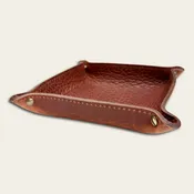 Valet Tray | American Bison - Horween Dublin | Cognac & English Tan