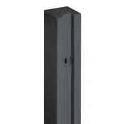 102 Inch Dark Gray 5 x 5 Inch End Post for Simulated Stone Fence Systems