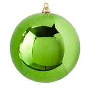 10" SHINY LIGHT GREEN BALL ORNAMENT
