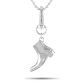 Calvin Klein Downtown Stainless Steel Western Boot Pendant Necklace KJJCMP000100