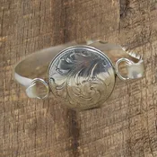 1″ Silver Bangle Bracelet