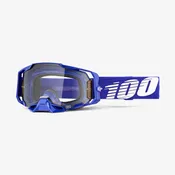 100% Armega Klein Mirror True Gold & Clear Lens Goggle