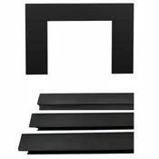 1700 WOOD INSERT- OA10122	- BLACK FACEPLATE TRIMS (29" X 44")