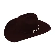 American Hat 7X Black Cherry Felt Cowboy Hat 4 1/4″ Brim