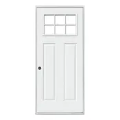 6 Lite Steel Front Door HR