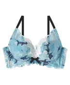 Admirer Flower Side Support Lace Push-Up Bra