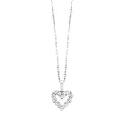 10Kt White Gold Diamond 1/10Ctw Pendant
