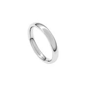 Alchemy 3mm Half Round Platinum Band