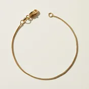 1.2 mm Round Snake Chain Bracelet
