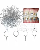 .010”  Shorty Preformed Ligature, Stainless Steel, 500 pcs 0975-001-2