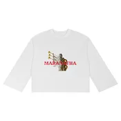 Maranatha Waffle Raw Edge Long Sleeve