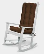 Boxed Piping Sunbrella Rocker Cushion Set