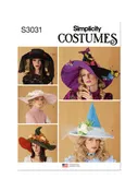 S3031 | Simplicity Sewing Pattern Adult Costume Hats