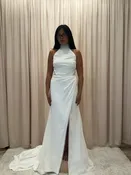 All Who Wander | "Blane" | Bridal Size 12 | Ivory/Porcelain