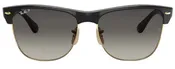 A60 RAY-BAN CLUBMASTER OVERSIZED RB4175 877/M3 57 DEMI GLOSS BLACK / GRAY GRADIENT DARK GRAY