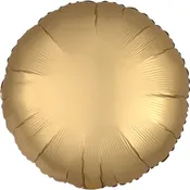 00724 – 18″ Antique Gold Round Foil Balloon